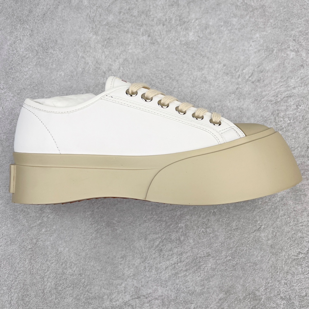 260 Marni Pablo Leather Mary Jane Sneaker 意大利品牌魔术贴大头增高板鞋