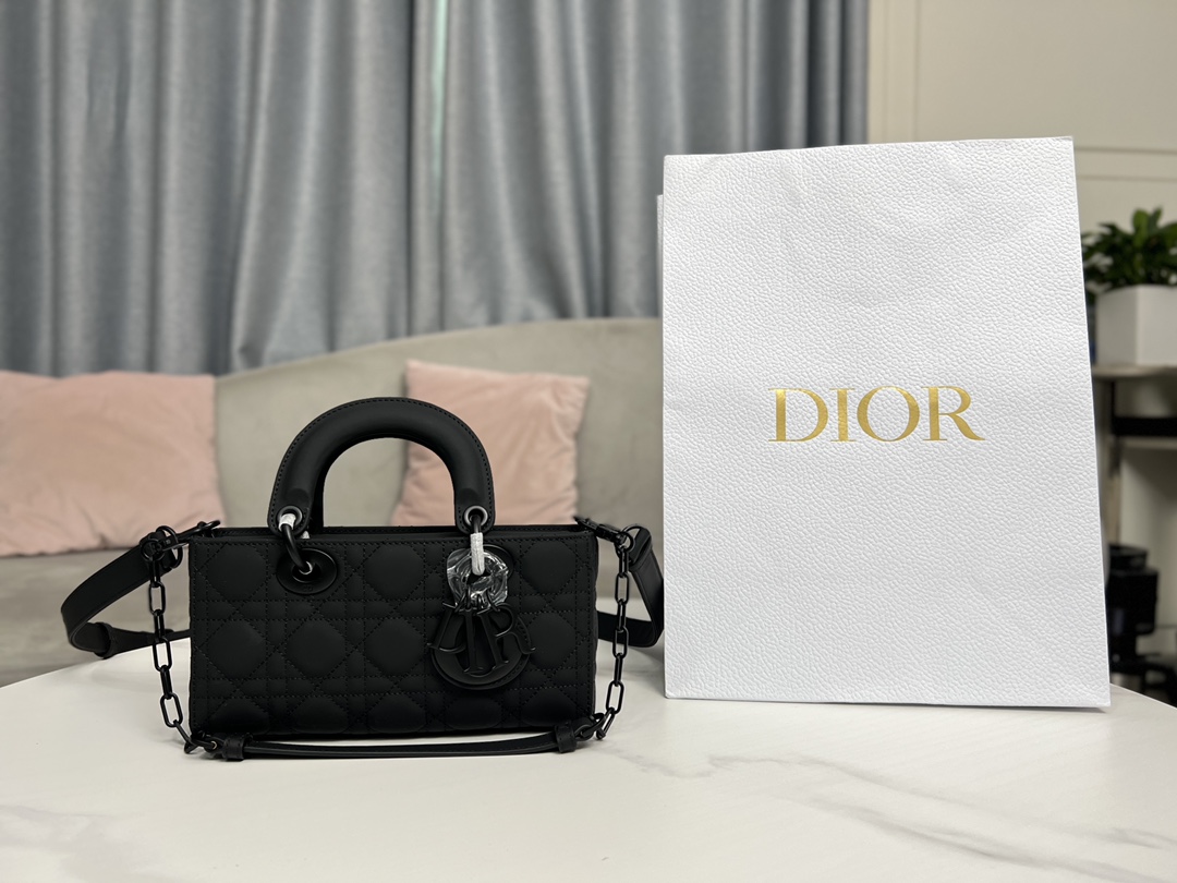 Sale Outlet Online
 Dior Bags Handbags Black Sewing Cowhide Frosted Lady Chains
