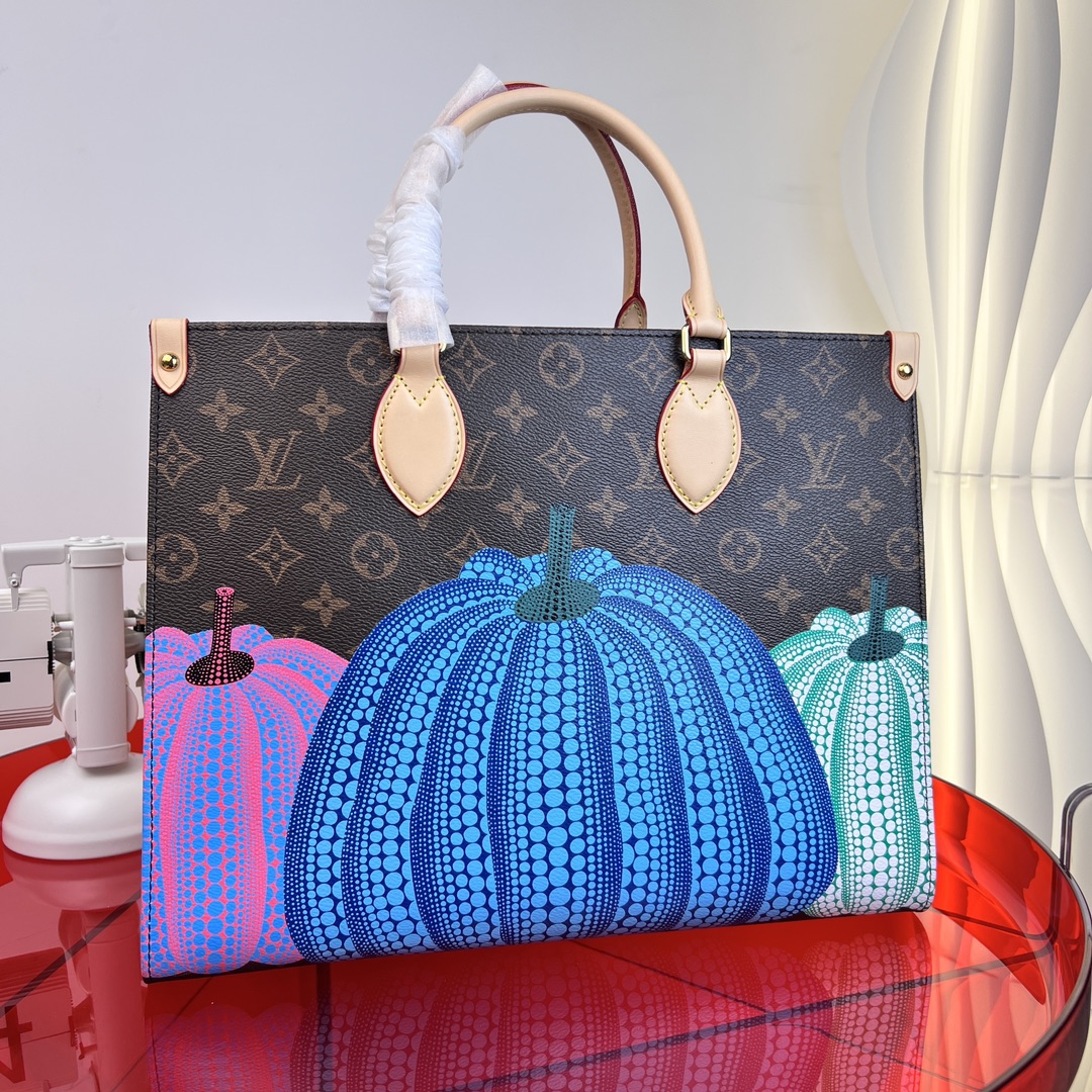 🌼 m46466尺寸:35×27×14cmLV海外渠道资源特供❗️L.V ✖️YK ONTHEGO 中号