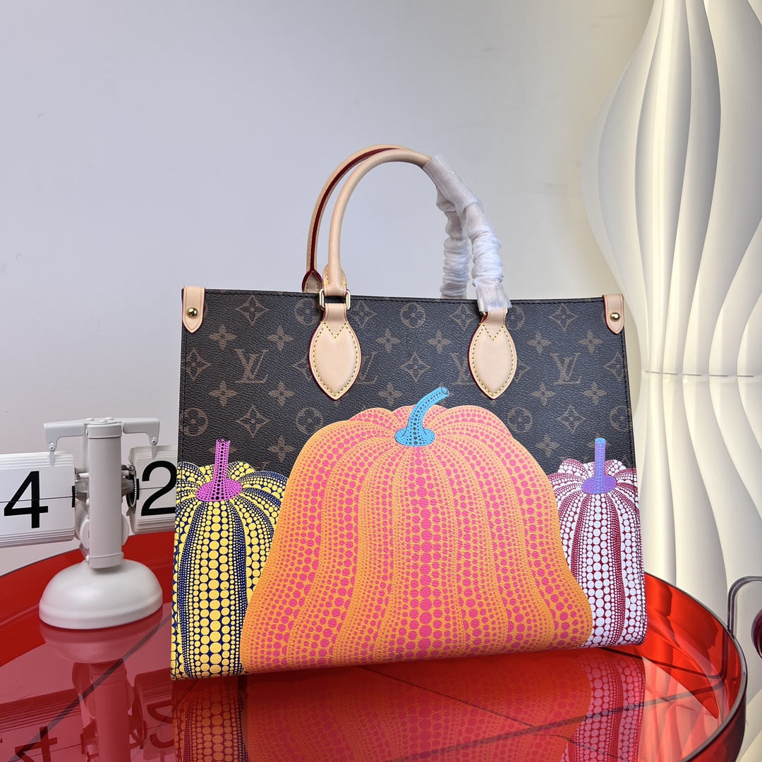 🌼 m46466尺寸:35×27×14cmLV海外渠道资源特供❗️L.V ✖️YK ONTHEGO 中号