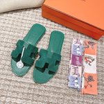 AAAA Customize
 Hermes Shoes Sandals Slippers Calfskin Cowhide Genuine Leather Fashion