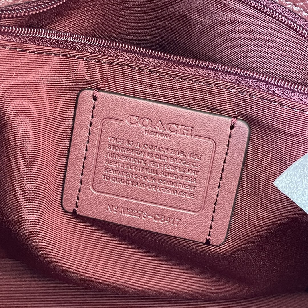 Coach ～纯原 蔻驰C8417 条纹和COACH贴饰DEMPSEY 22号托特包
