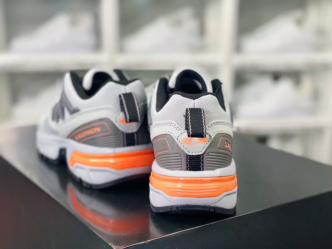 Salomon ACS+OG ”Cement Grey/Orange” Pre-release OG series low-top sneakers ”Mesh Cement Grey Dark Grey Orange” 472368