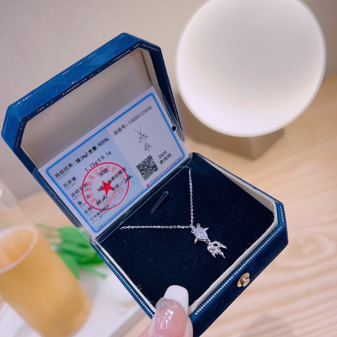 Low Allergy Silver Necklace Pure Travel Silver