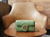 Gucci Marmont Bags Handbags Green Mini