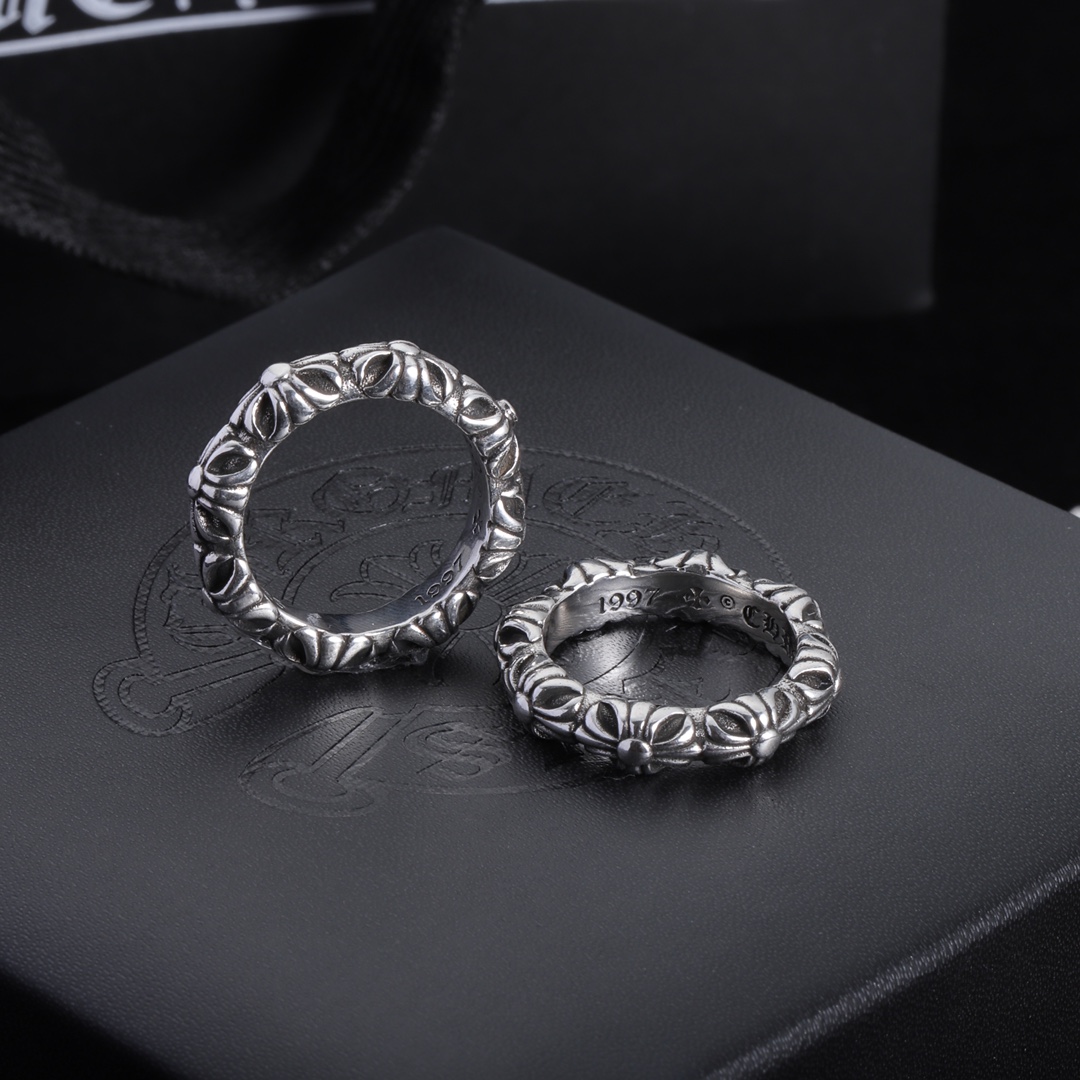 NO:101782,Croheart ring digits 6-11, Croheart ring, chrome hearts,ring19860909克罗心戒指 码数6-11,克罗心戒指,chrome hearts,ring,Jewelry