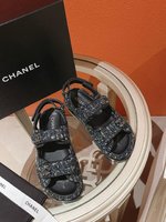 Chanel Shoes Sandals Cowhide Lambskin Sheepskin Spring Collection