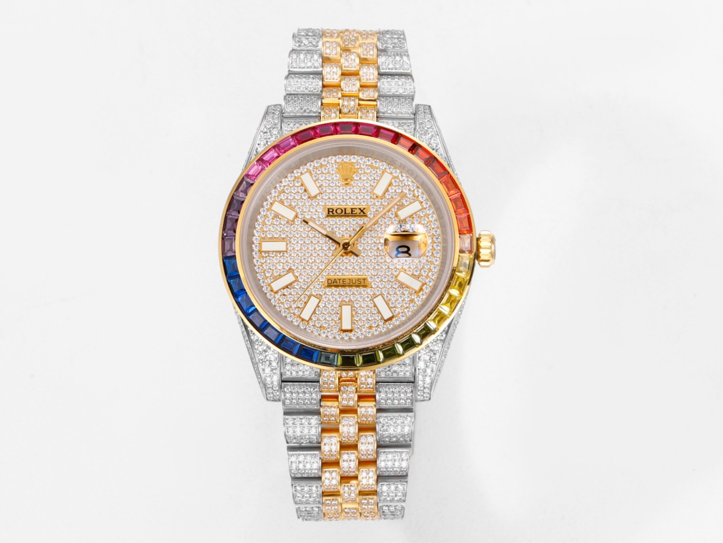 Rolex MS Factory Rolex Datejust 1263341-0018 está lleno de estrellas: un modelo especial de pavé de diamantes…