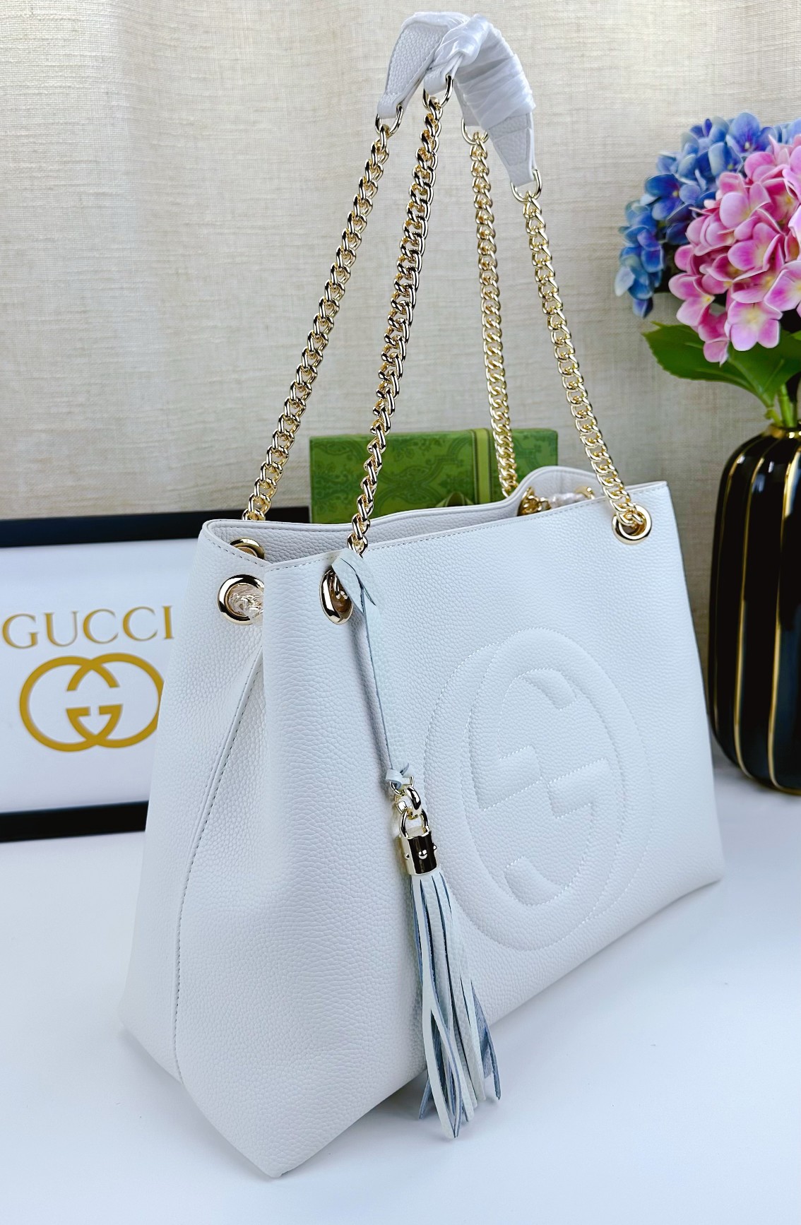 ブランド名 ダブルGフロントロックバッグ エレガントなデザイン