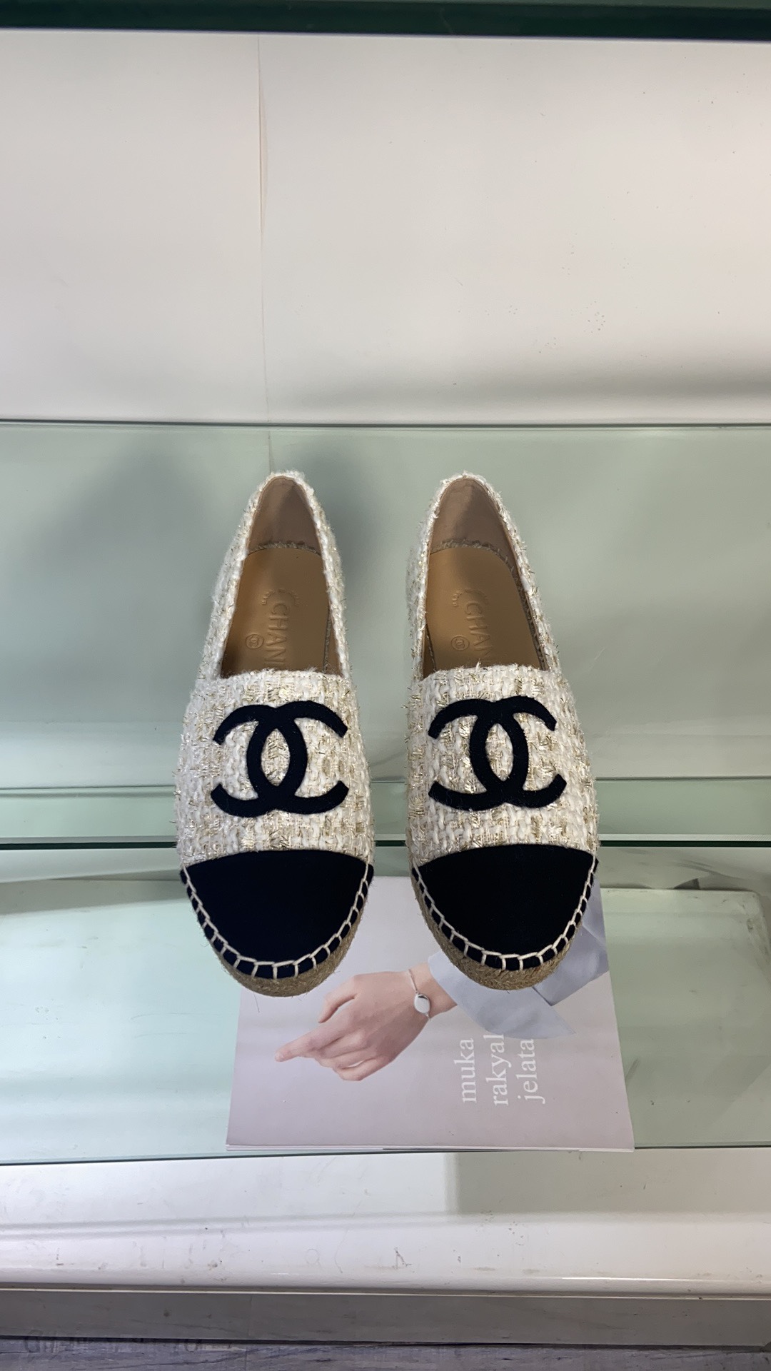 Chanel Zapatos Alpargatas Piel de oveja