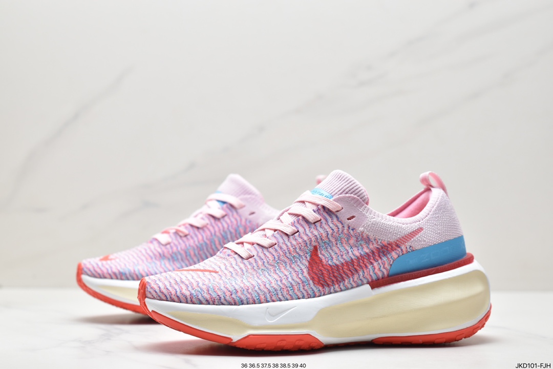 160 耐克NIKE ZOOMX INVINCIBLE RUN FK3 短跑马拉松系带系列轻量休闲运动慢跑鞋