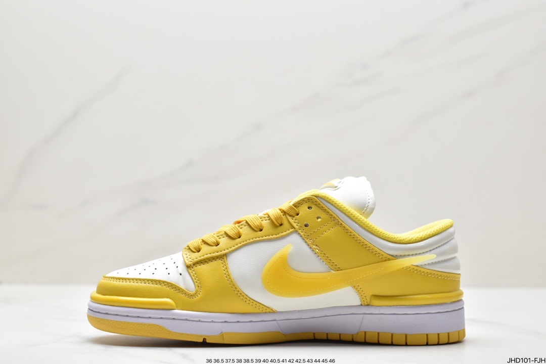 190 全新耐克Nike SB Dunk Low Twist”Panda”扣篮加强版系列低板鞋“黑白熊猫立体钩子”DZ2794-100