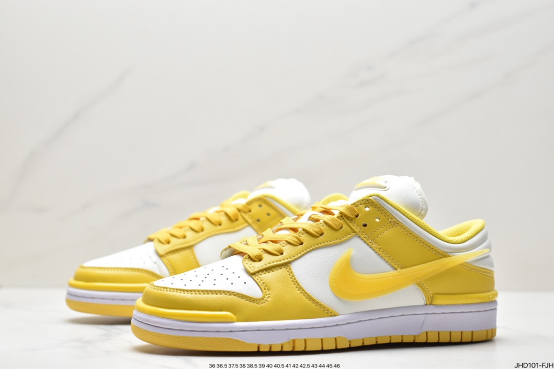 190 全新耐克Nike SB Dunk Low Twist”Panda”扣篮加强版系列低板鞋“黑白熊猫立体钩子”DZ2794-100