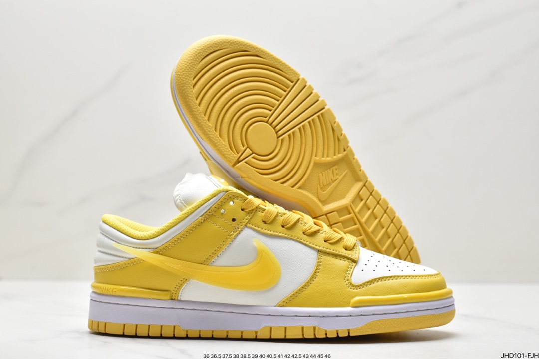 190 全新耐克Nike SB Dunk Low Twist”Panda”扣篮加强版系列低板鞋“黑白熊猫立体钩子”DZ2794-100