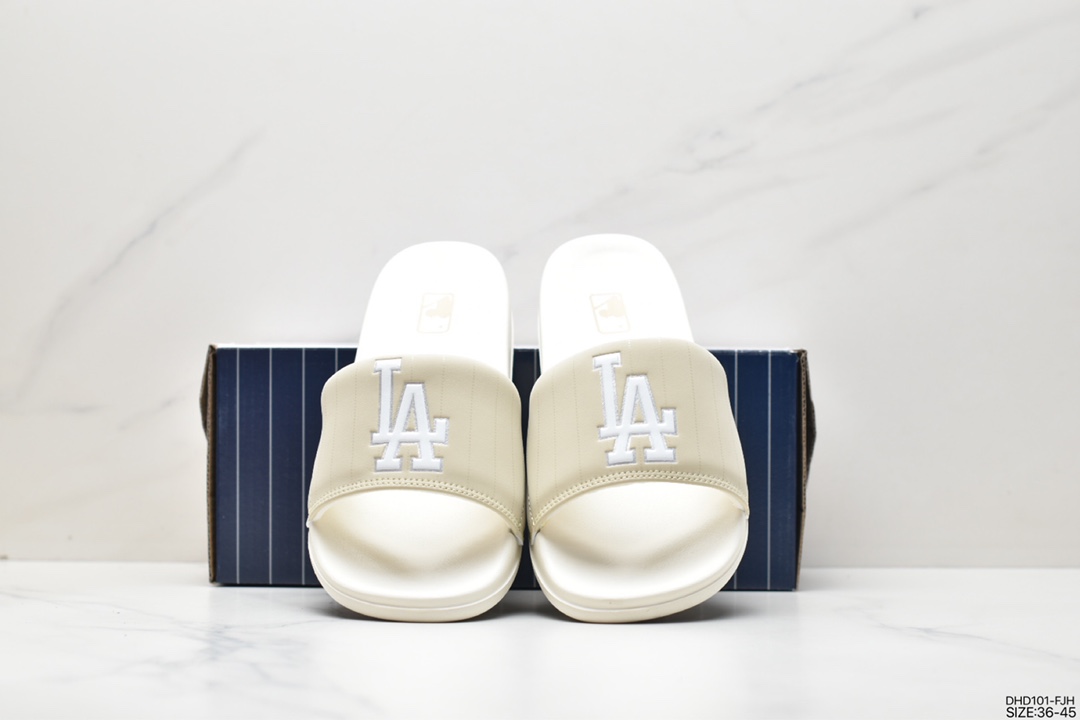 Korean purchasing quality NY American Yankees limited x Korean limited MLB letter all-match trendy couple slippers