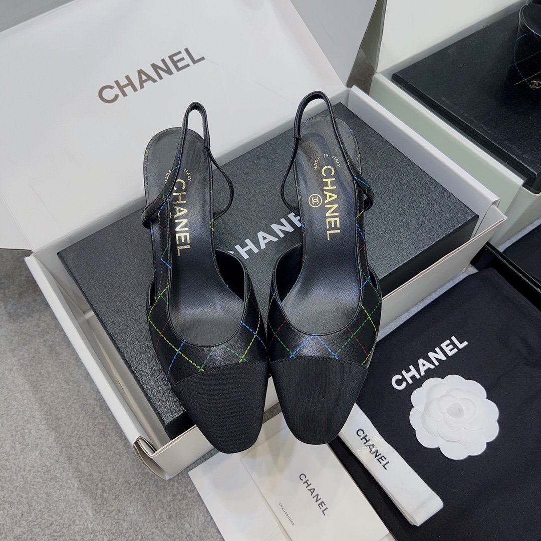 Chanel Shoes Sandals Genuine Leather Lambskin Sheepskin Spring/Summer Collection