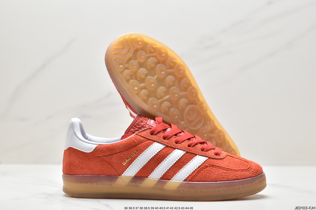 Adidas Originals Gazelle Indoor HQ8718 clover retro casual non-slip wear-resistant low-top sneakers