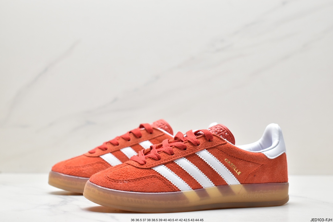 Adidas Originals Gazelle Indoor HQ8718 clover retro casual non-slip wear-resistant low-top sneakers