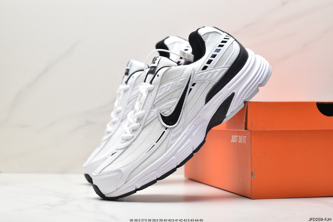 Nike Initiator 2020 retro dad shoes breathable mesh shiny silver wear-resistant non-slip outsole 394055-100