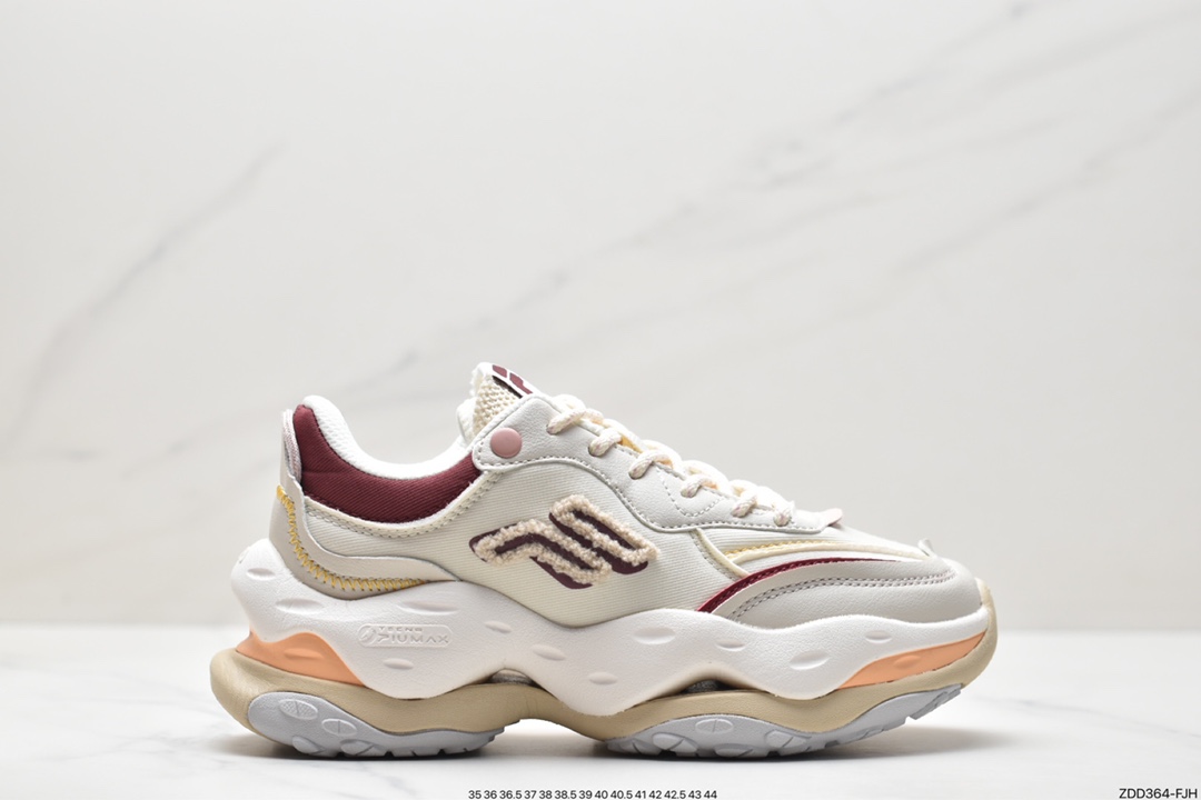 Fila Fusion Bianco 2 tide brand shock absorption non-slip wear-resistant casual thick-soled dad shoes T12W311103FBF