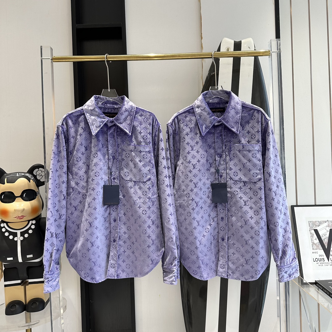 Louis Vuitton Clothing Shirts & Blouses Unisex Velvet