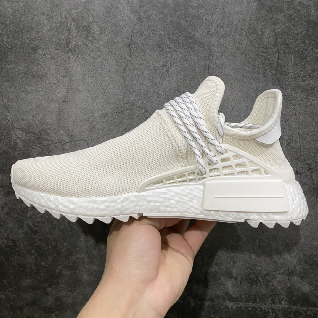 [Foreign trade pure original] Pharrell Williams x Adidas Hu Race Feidong joint white AC7031