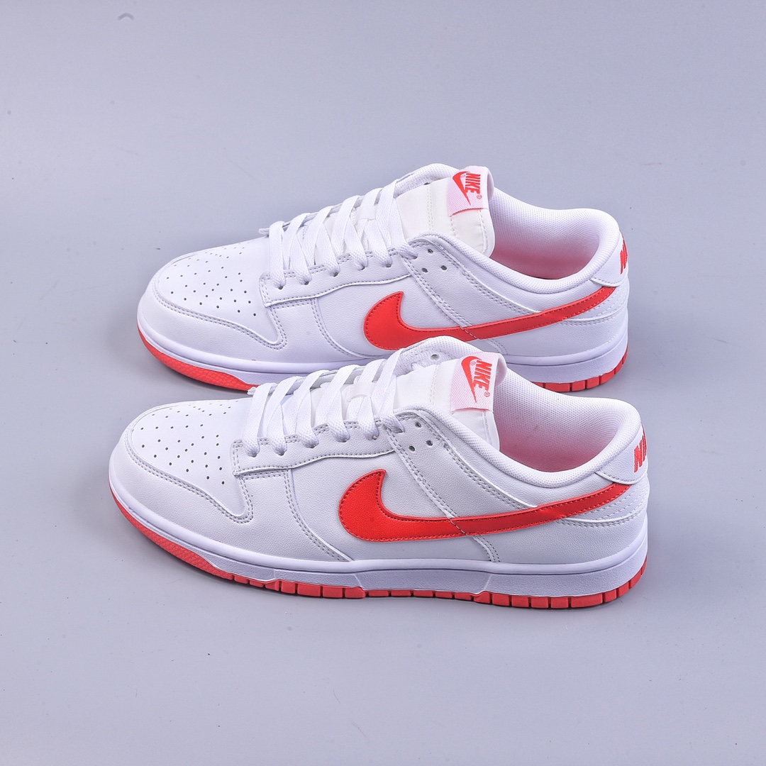 F Nike SB Dunk Low White Red Highly Recommended DV0831-103