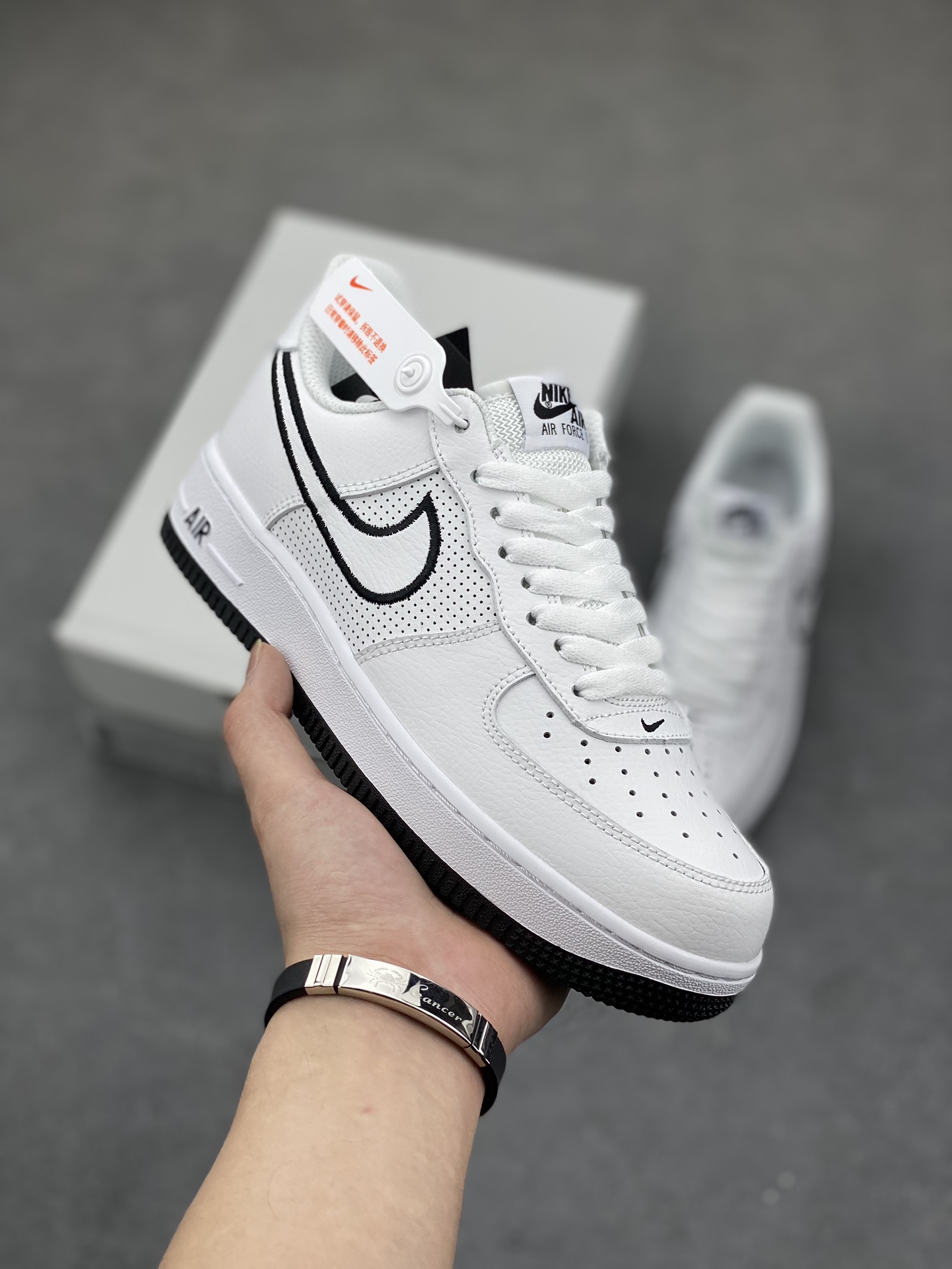 Nike Women's Air Force 1 '07 White/Noble Red Casual Sneakers FJ4211-100 2 i1684275615 7336 0