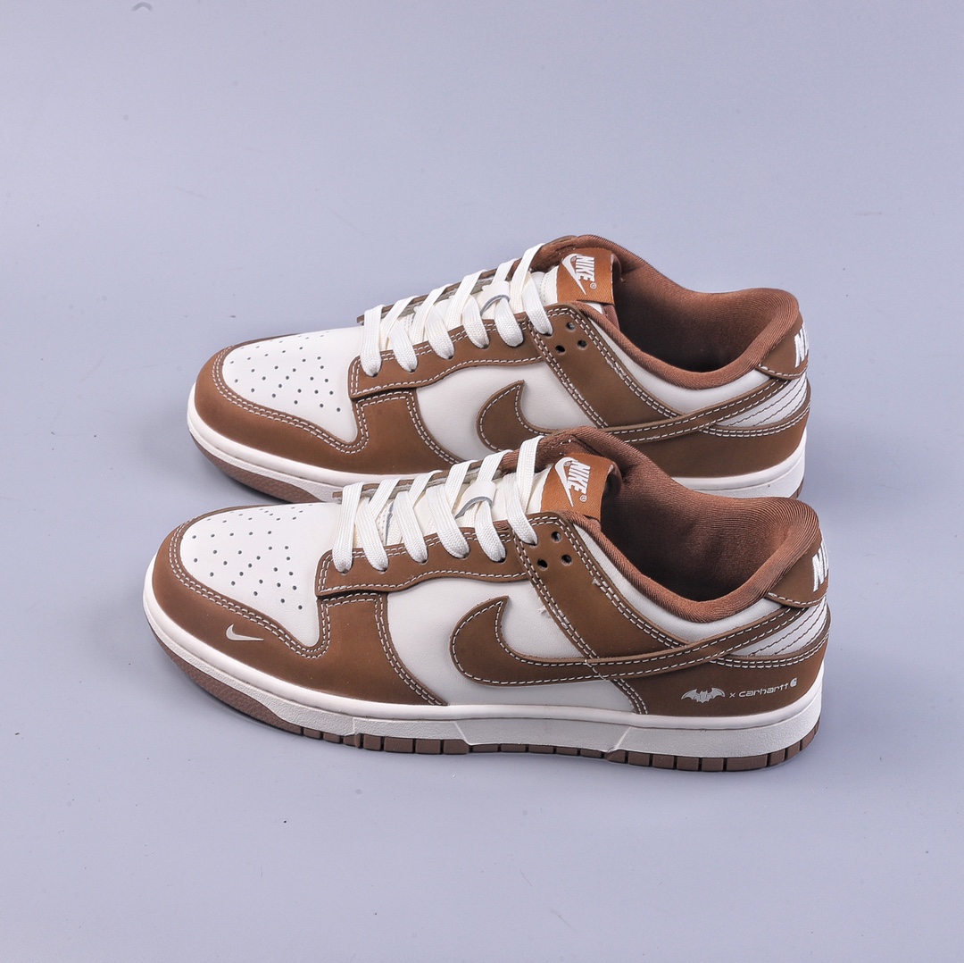 Nike SB Dunk Low LV DC joint Batman white and brown FC1688-101