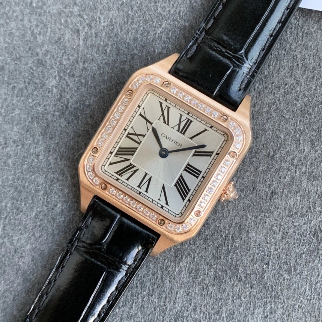 Cartier 卡D亚腕表在历史上拥有众多的辉煌成就 而其中尤以Santos-Dumont系列为传奇之最。2019年日内瓦表展推出
