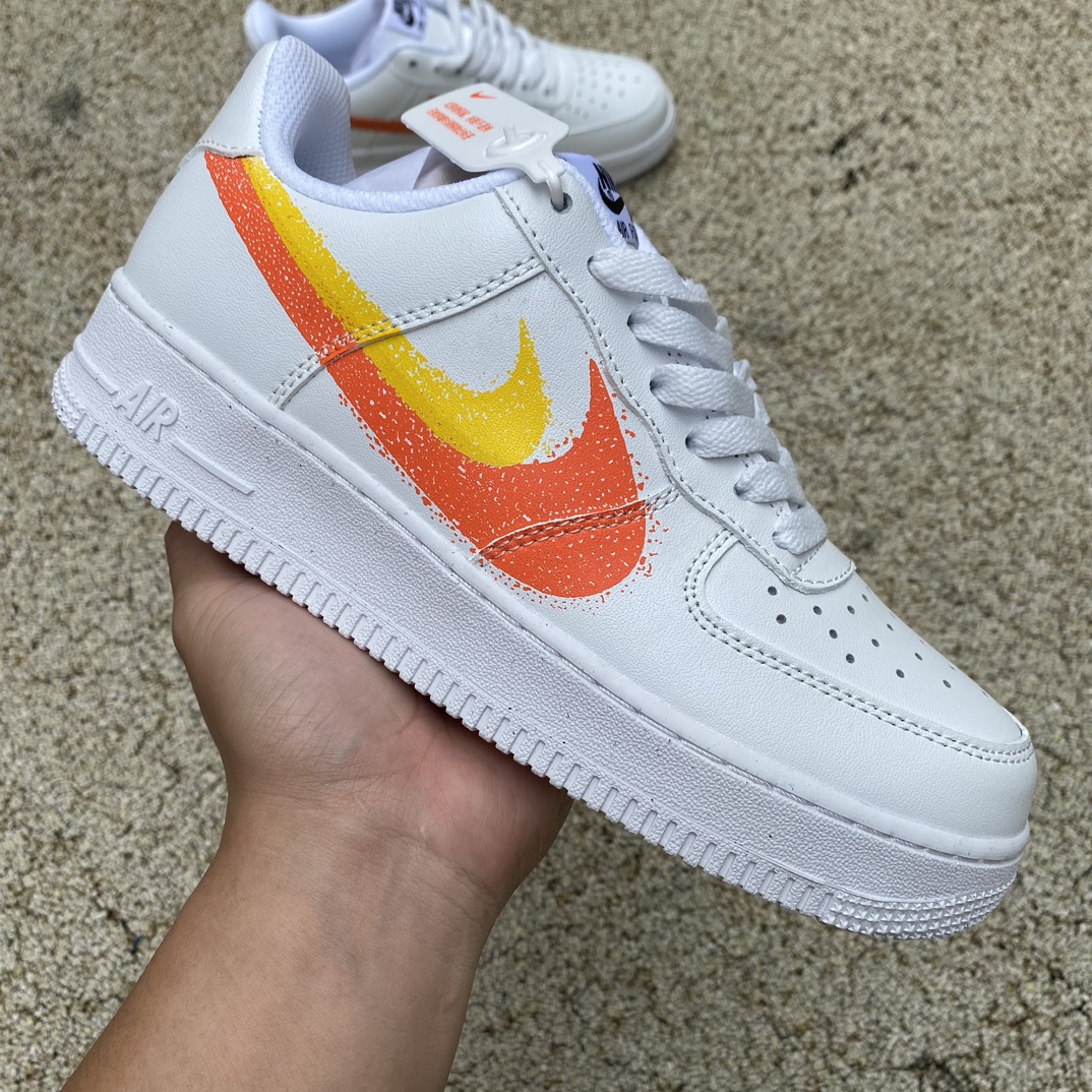 AF1白橙双钩low尺码36-45N