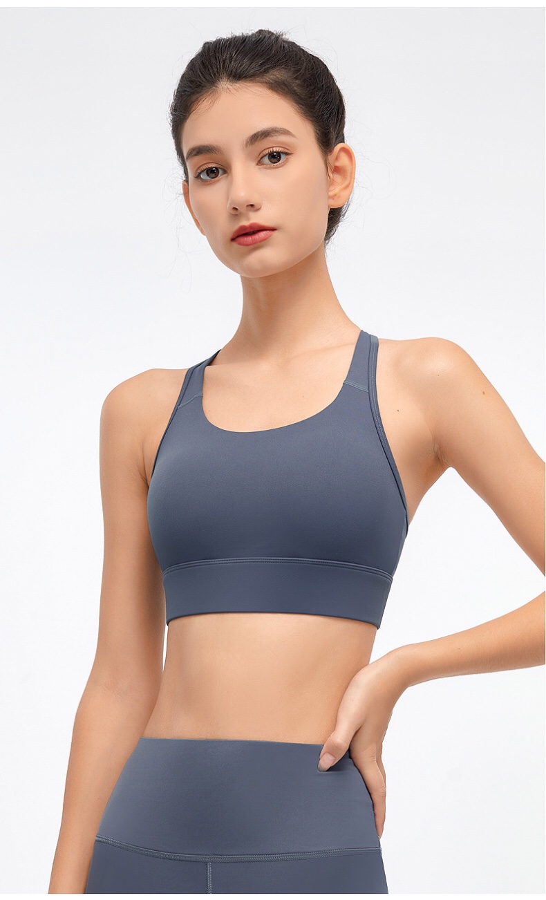 Lululemon sports bra training blue-gray yoga