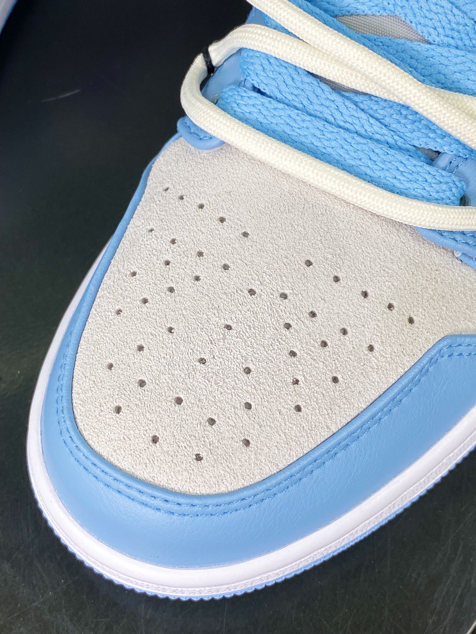 220  Air Jordan 1 Low GS”Mint/Green/White”AJ1乔丹一代低帮经典复古篮球鞋“天蓝深灰白紫勾”DC0774-050