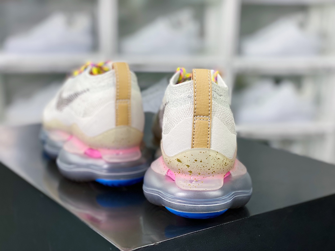 280  Air Max Scorpion Flyknit”Hiking”天蝎座系列2022款超级大气垫慢跑鞋“针织浅灰黄粉蓝”FJ7070-001