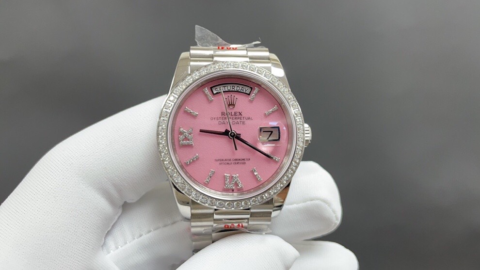 Rolex Watch Pink Women