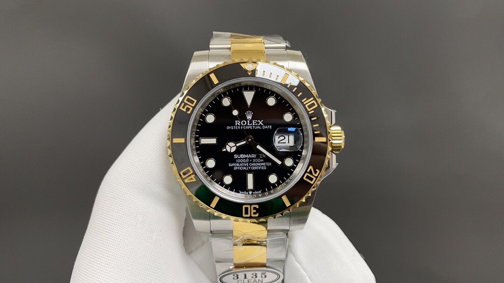 Rolex 今日推荐 劳力士 间金黑鬼 3135 C版
