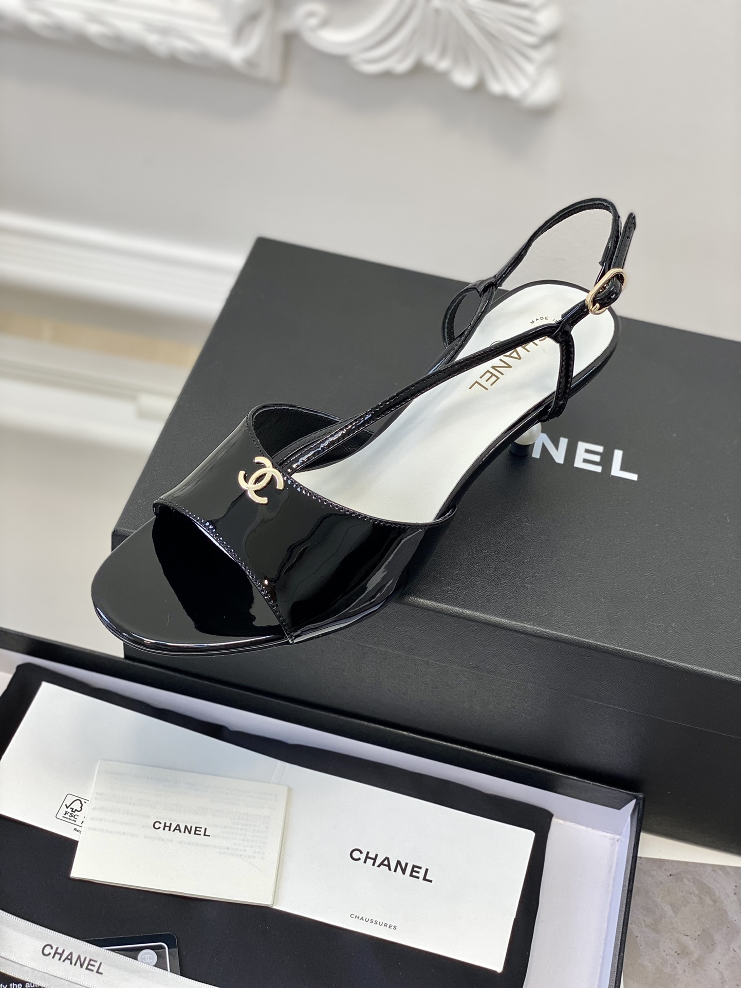 Chanel小香23新品性感珍珠高跟