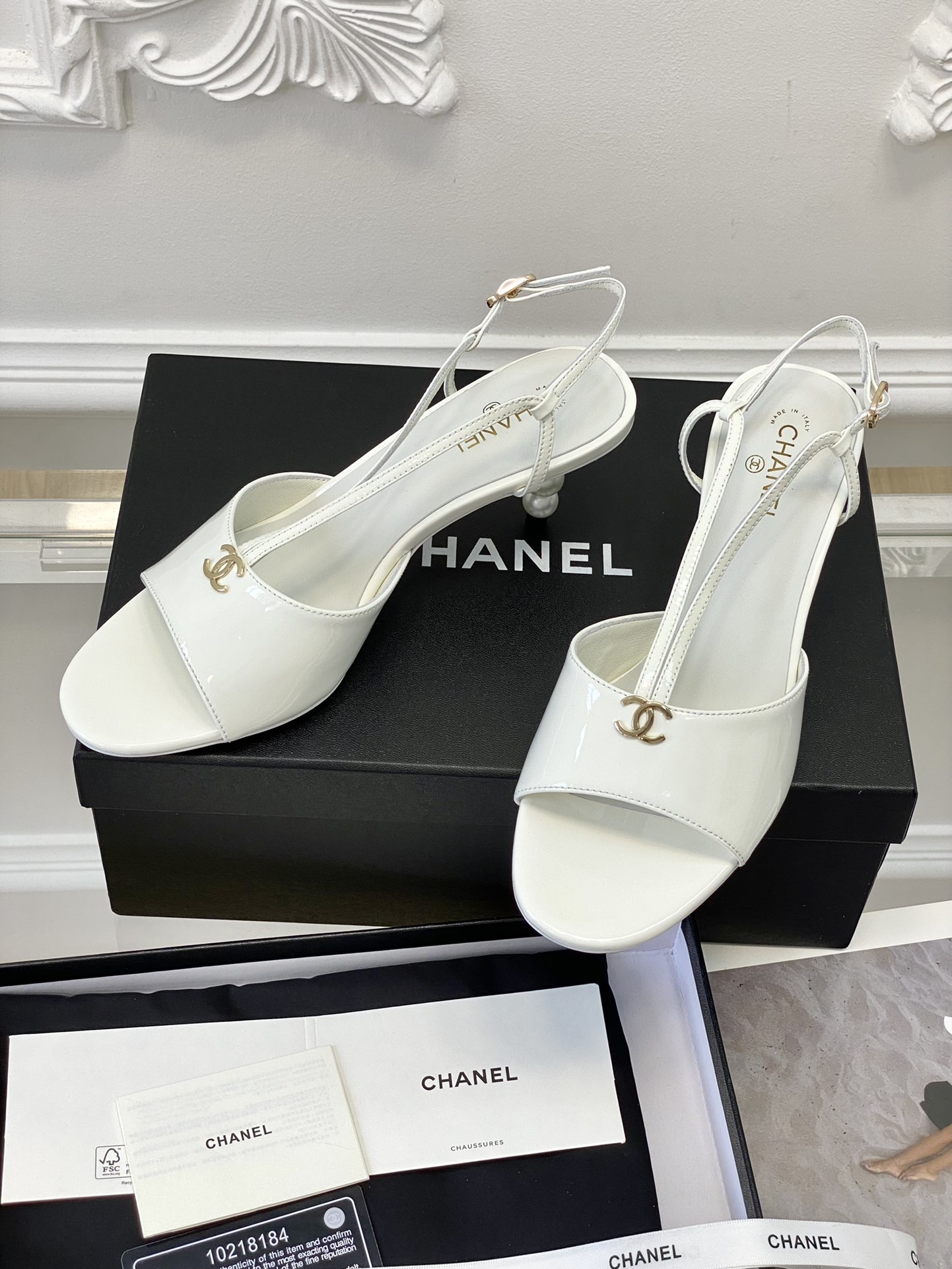 Chanel小香23新品性感珍珠高跟