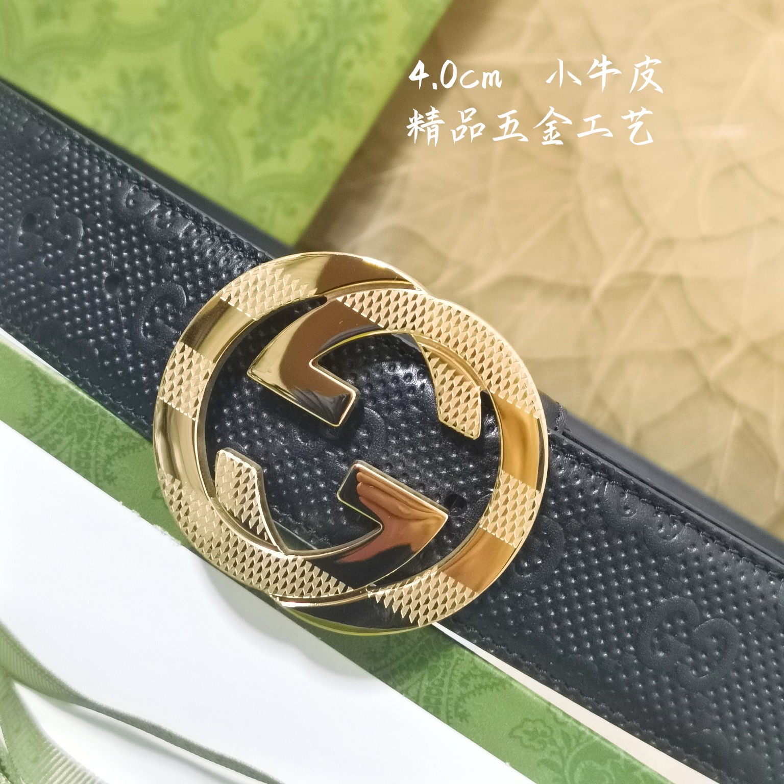 Gucci经典款面进口原厂皮搭配原厂