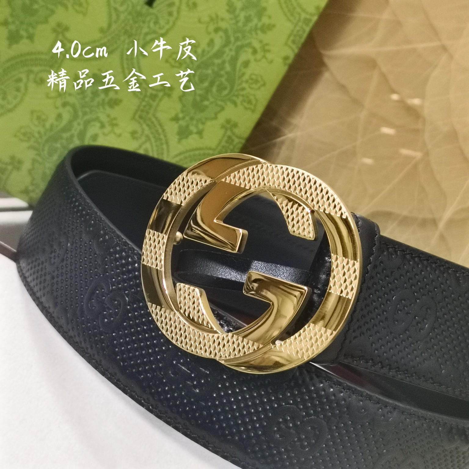 Gucci经典款面进口原厂皮搭配原厂