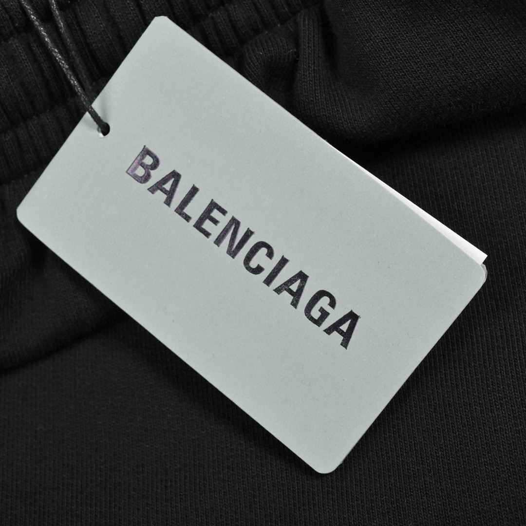 Balenciaga/巴黎世家 21ss 可乐波浪印花短裤