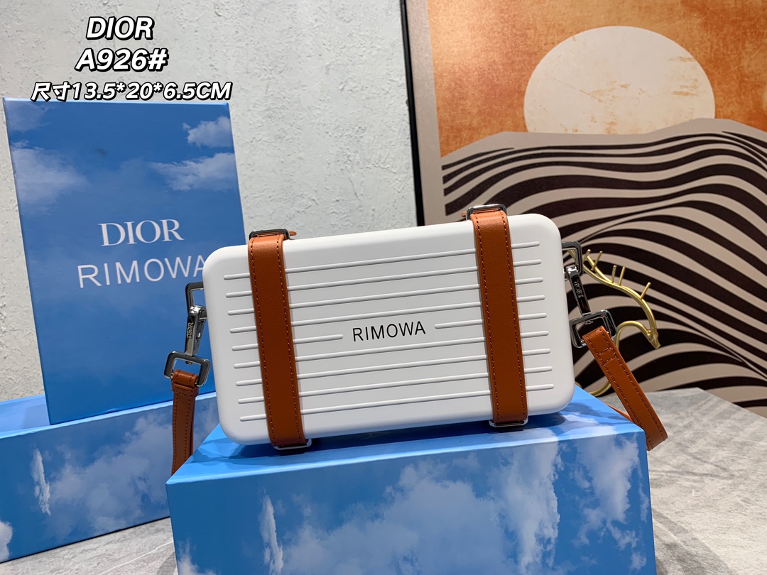 420 DIor & RIMOWA 联名限定款小行李箱子包来啦