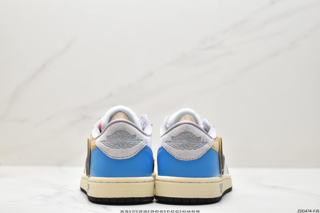 First layer Air Jordan 1 Low x Off-White Custom low-top CZ0790-102