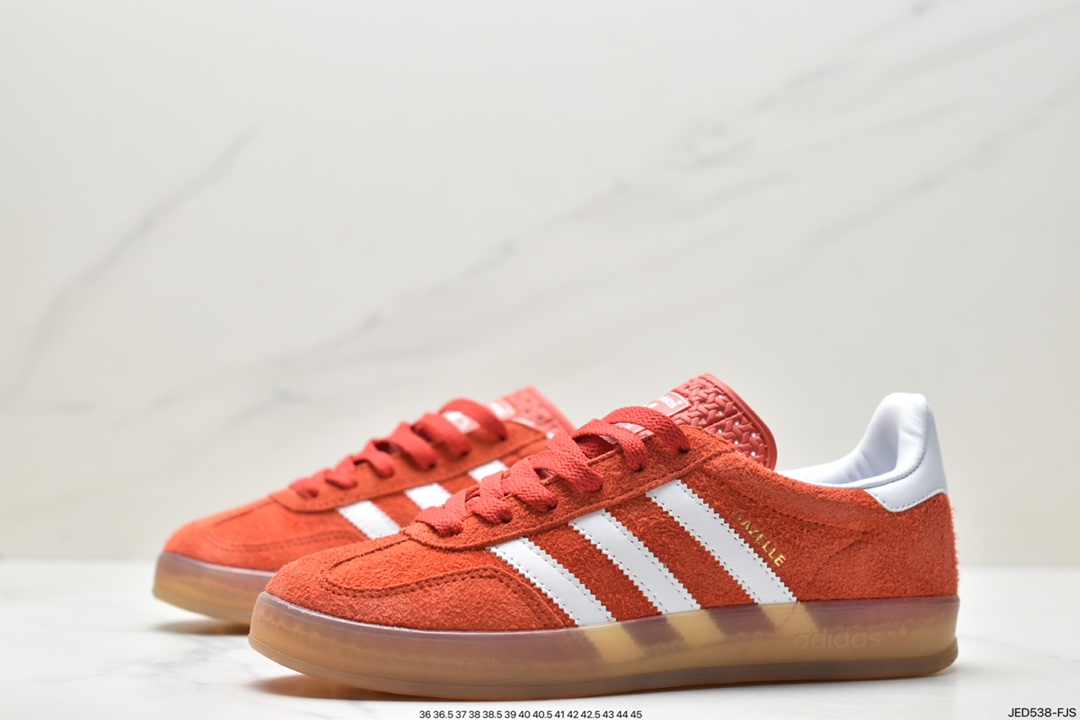 Adidas Originals Gazelle Indoor HQ8718 clover retro casual non-slip wear-resistant low-top sneakers