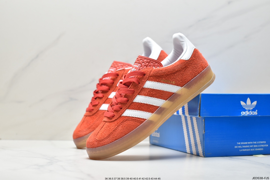 Adidas Originals Gazelle Indoor HQ8718 clover retro casual non-slip wear-resistant low-top sneakers