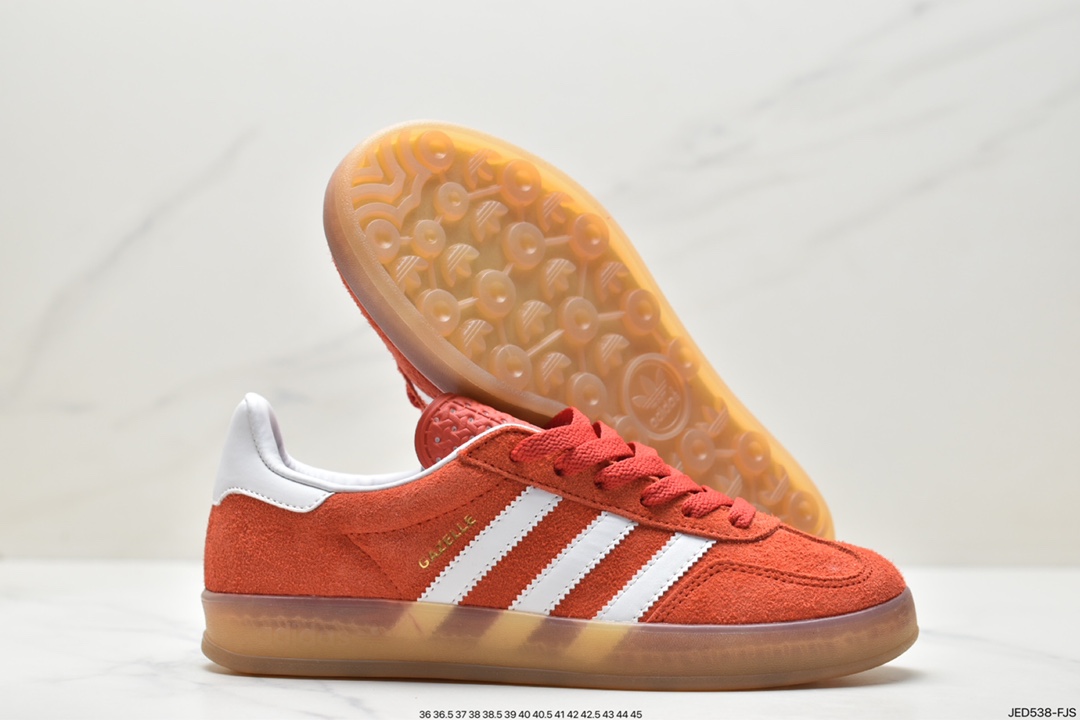 Adidas Originals Gazelle Indoor HQ8718 clover retro casual non-slip wear-resistant low-top sneakers