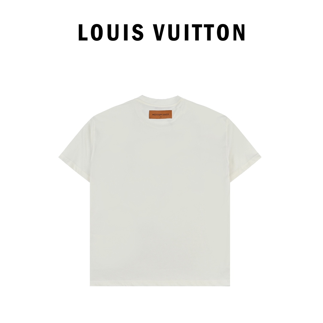 Louis Vuitton 路易威登火焰印花短袖