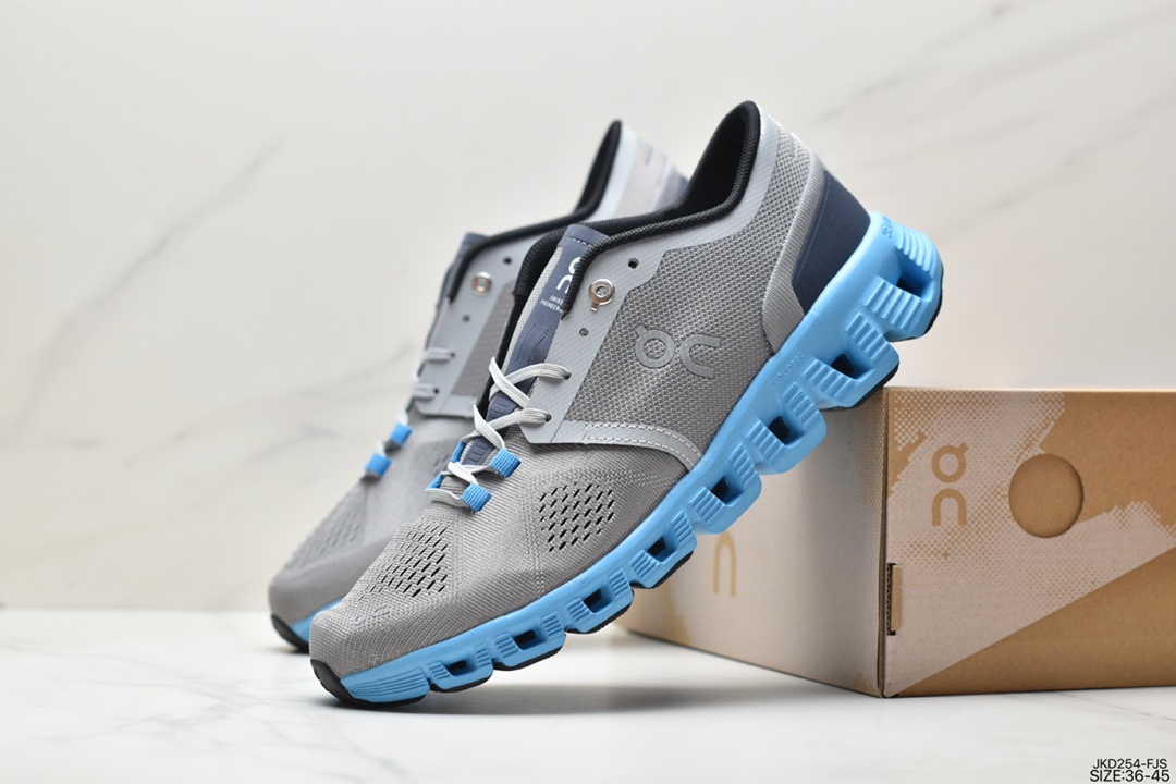 ON CloudX WHTE BLACK Cloud X series low-top lightweight, comfortable and versatile casual sports shoes