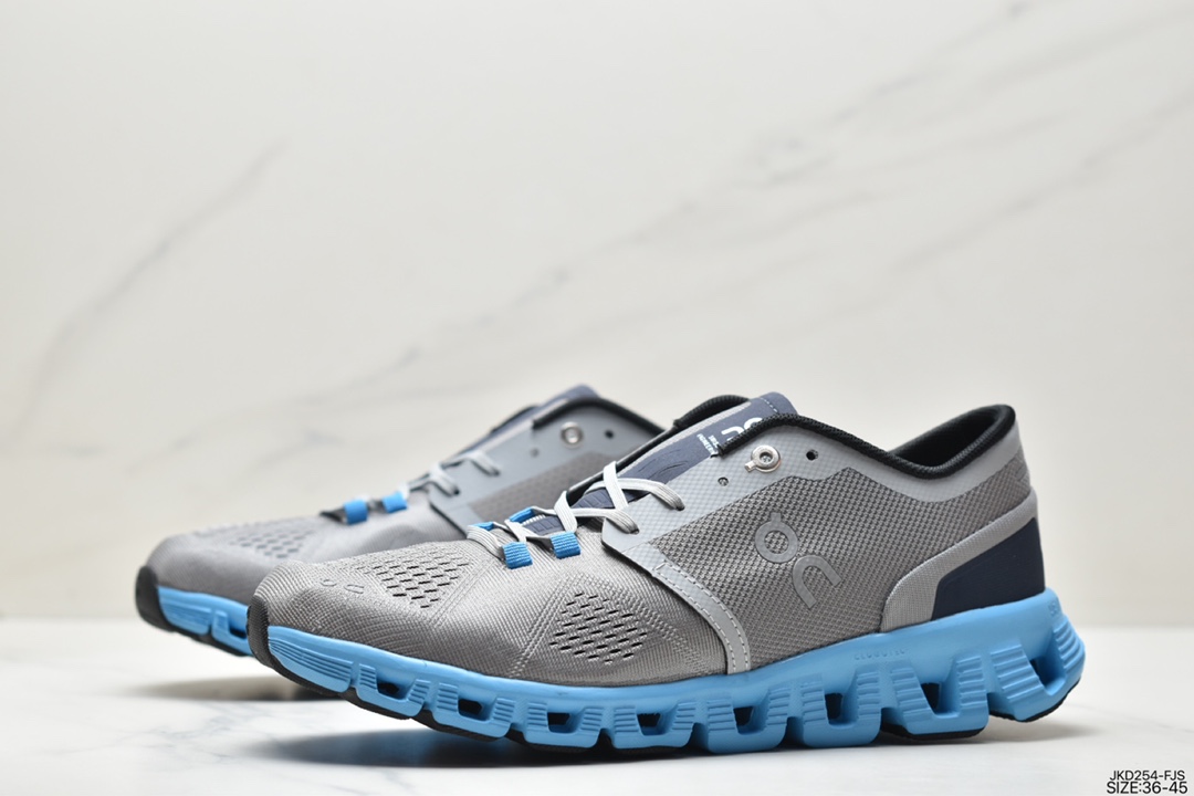 ON CloudX WHTE BLACK Cloud X series low-top lightweight, comfortable and versatile casual sports shoes