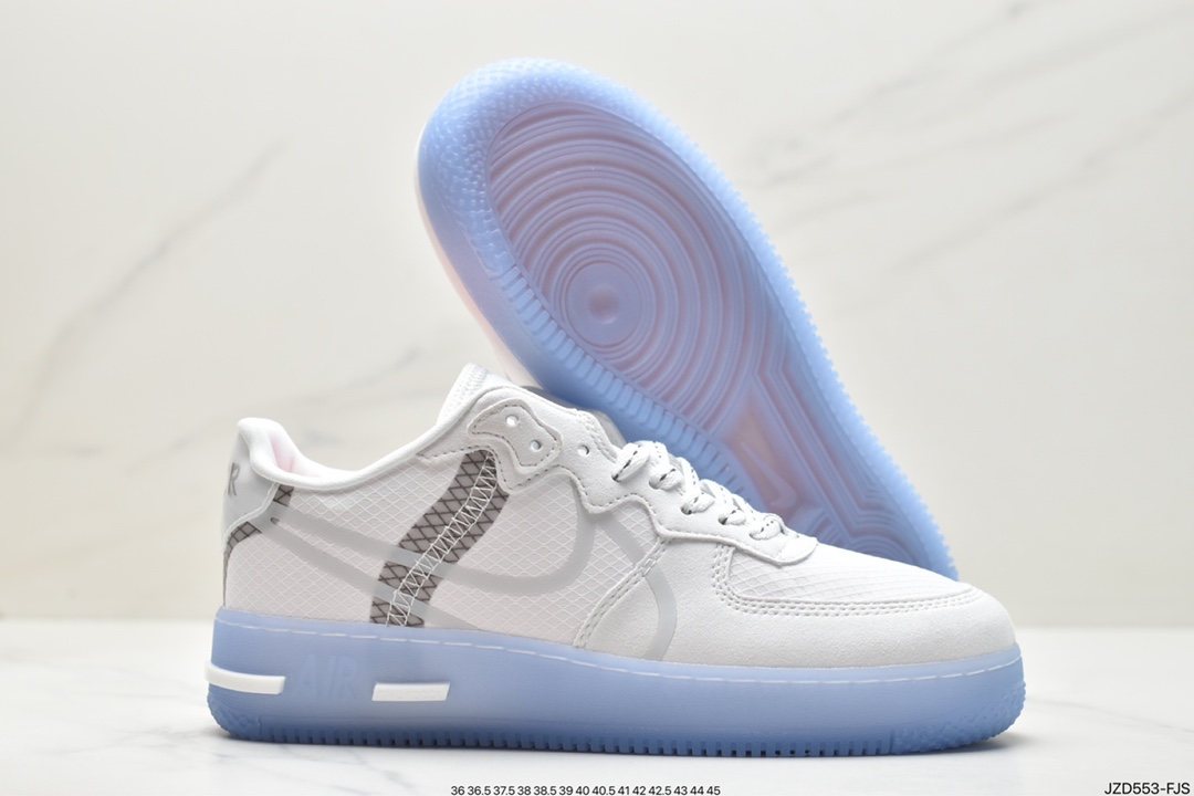 Nike Air Force 1 React QS Bone White Ice Blue CQ8879-100